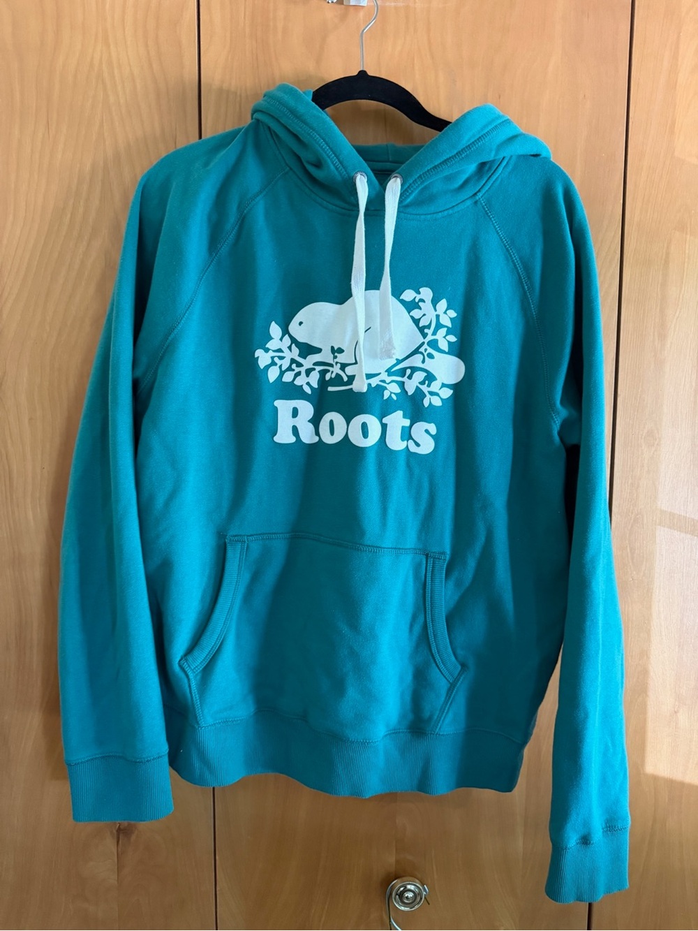 Roots green Pullover Hoodie with White Logo